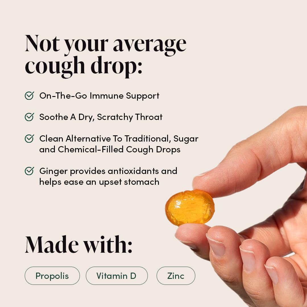 organic-honey-ginger-lemon-cough-drops-with-vitamin-d-zinc-and-propolis---immune-support-throat-lozenges-14-ct-8