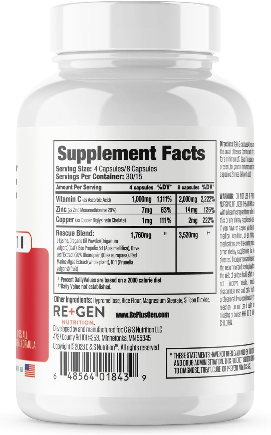 herprescue-outbreak-support-supplement-for-adults---cold-sore-care-with-zinc-vitamin-c-lysine---natural-immune-health-capsules---120-count-2