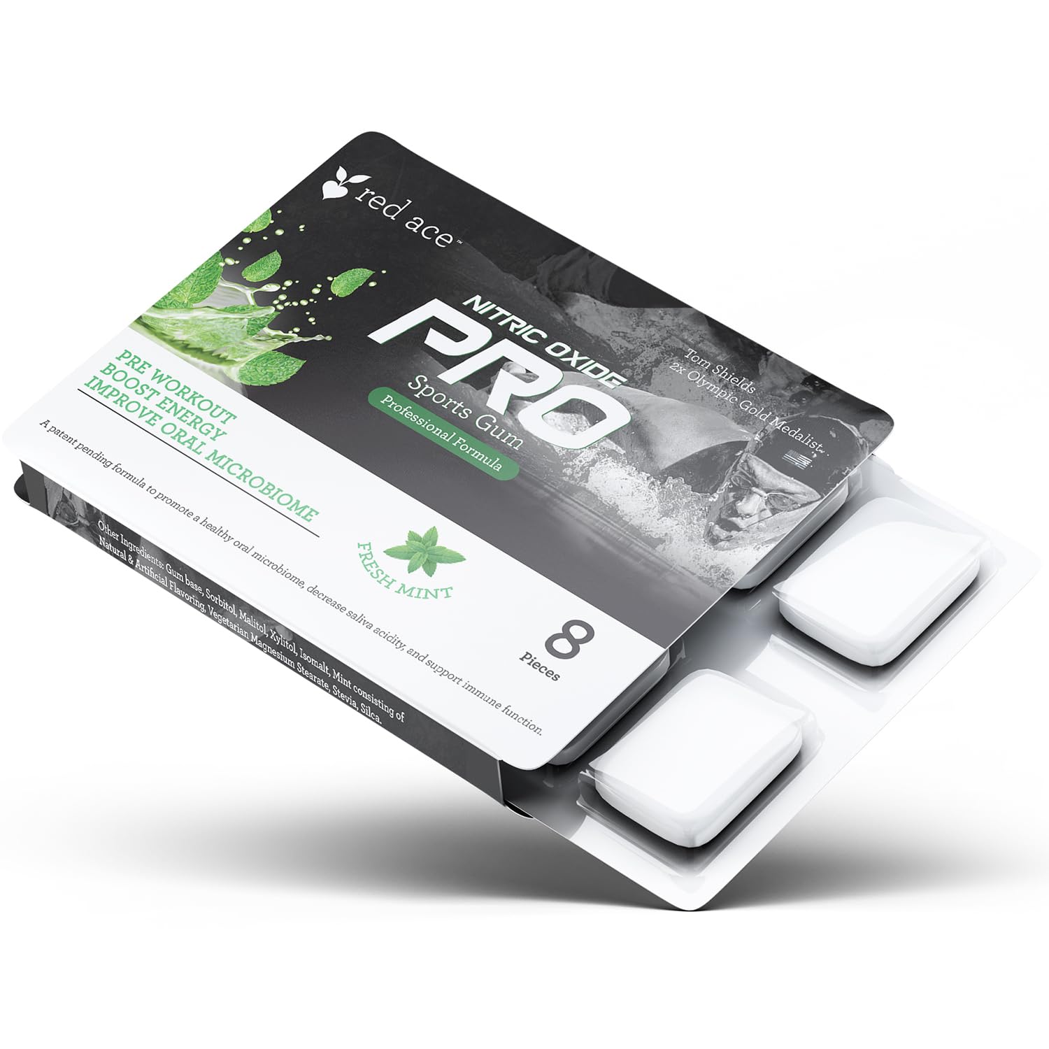 fresh-mint-red-ace-nitric-oxide-pro-sports-chewing-gum---8-pieces-with-vitamin-c-and-zinc-citrate-for-enhanced-performance-4