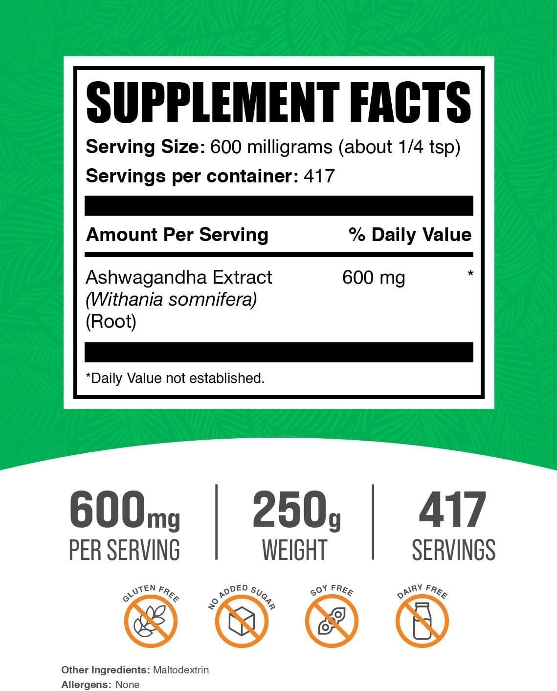 bulksupplementscom-ashwagandha-root-extract-powder---vegan-gluten-free-supplement-600mg-per-serving-250g---pure-ashwagandha-powder-from-root-2