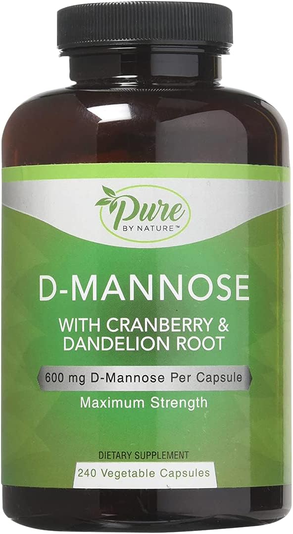 600mg-d-mannose-vegan-capsules-with-cranberry-dandelion-extract---urinary-tract-health-support---detox-body---pure-by-nature---240-count-1