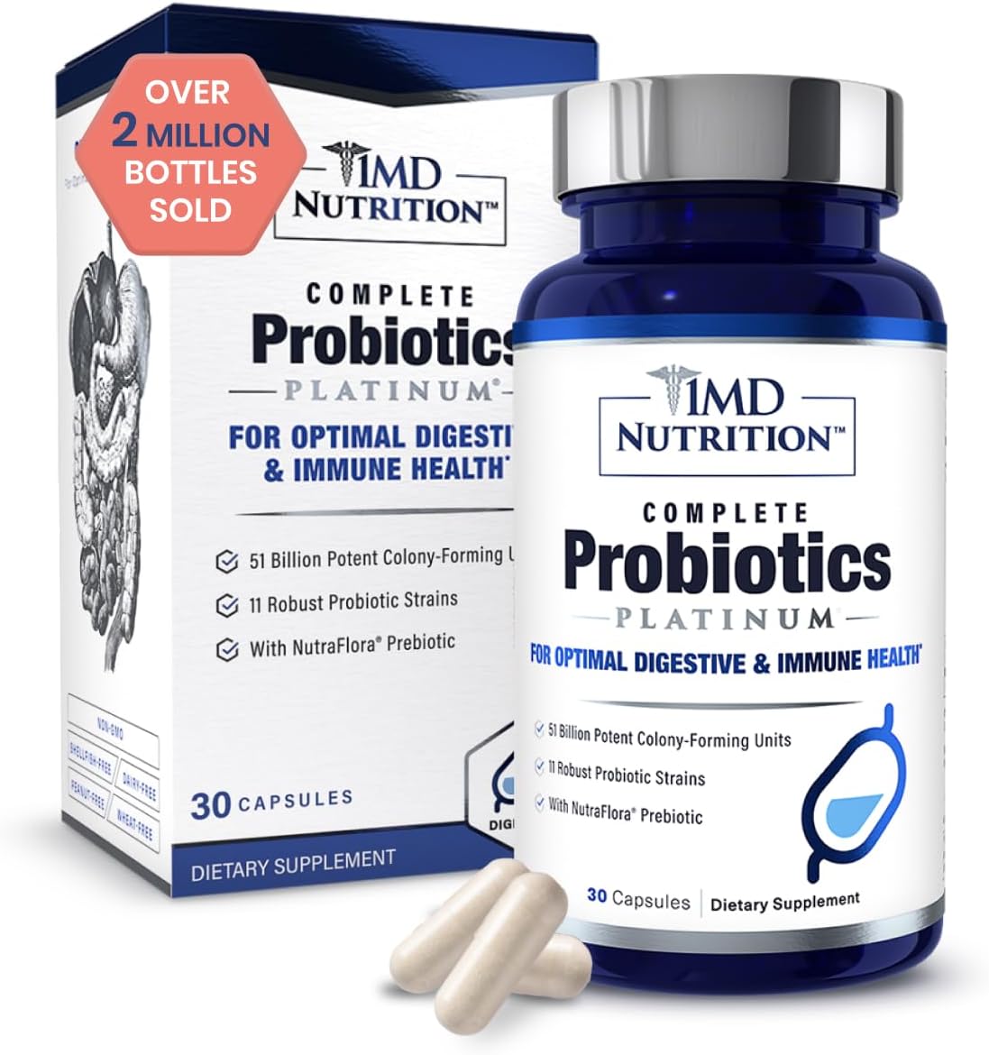 1md-nutrition-complete-probiotics-platinum-digestive-health-supplement-with-prebiotics-probiotics---50-billion-live-cfu-11-strains-dairy-free---30-capsules-for-men-women-1