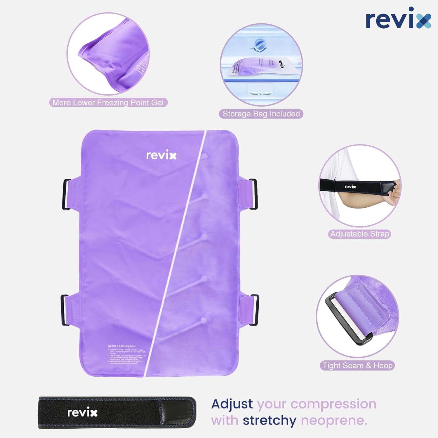 revix-extra-large-gel-cold-pack-for-back---reusable-ice-pack-for-full-back-tiredness-cold-compress-wrap-for-comfort-and-recovery---purple-5