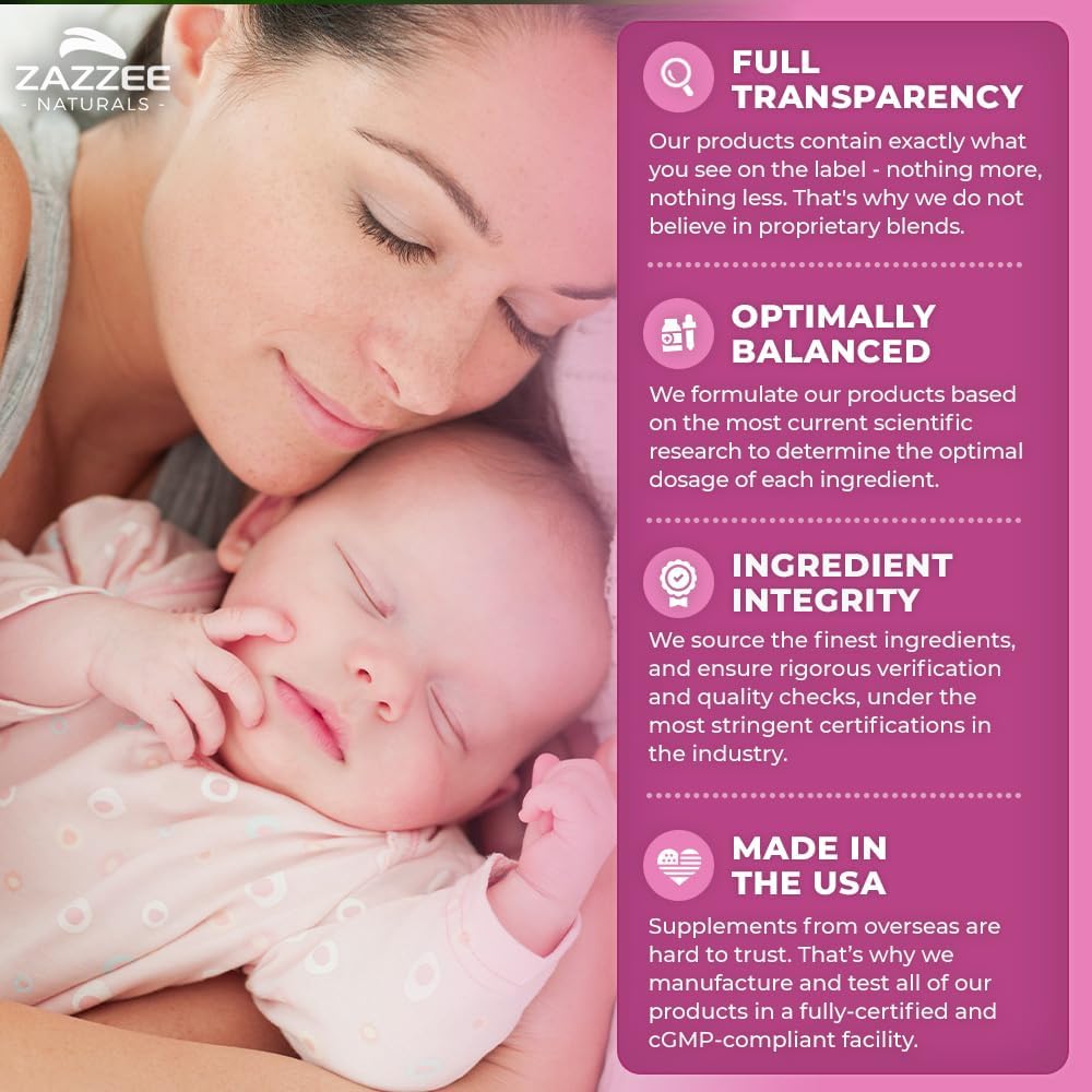 6 Month Supply of Zazzee PREGNOSITOL Powder - Fertility Blend with Myo-Inositol and D-Chiro-Inositol 40:1 Ratio - Premium Vegan Formula with Free Scoop - 183 Servings, All-Natural and Non-GMO - Espot.com.au