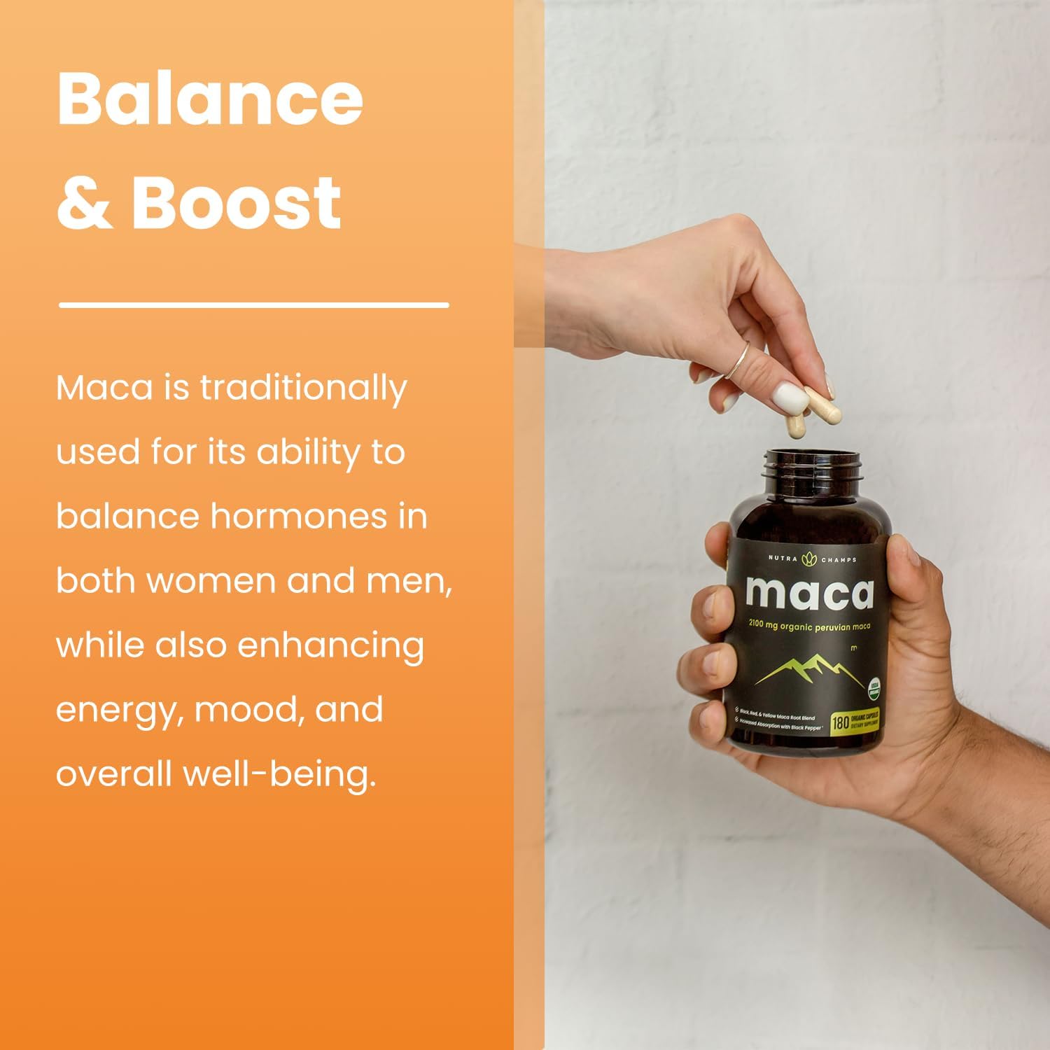 organic-maca-root-capsules-2100mg---180-capsules-black-red-yellow-peruvian-gelatinized-highest-potency-maca-root-powder-supplement-for-mood-reproduction-energy---men-women-4