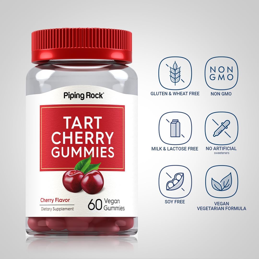 60-count-piping-rock-tart-cherry-gummies---vegan-cherry-flavor-extract-supplement---non-gmo-gluten-free-3