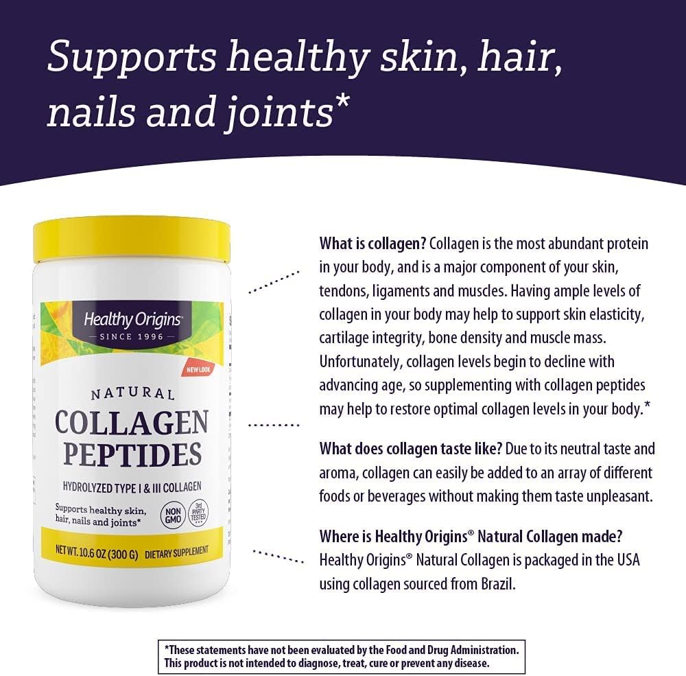 grass-fed-collagen-peptides-powder-for-skin-hair-nails-joints---hydrolyzed-gluten-free-non-gmo---300g-106oz-6