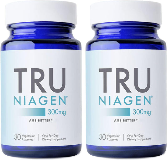 tru-niagen-nad-supplement-300mg---anti-aging-cell-regeneration---30-servings---supports-cellular-energy-brain-muscle---nicotinamide-riboside---2-bottles-1