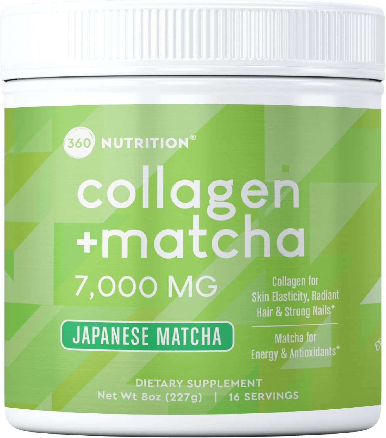 8oz-360-nutrition-matcha-collagen-peptides-powder---japanese-green-tea-for-gut-health-joint-support-energy-hair-skin-nails---gluten-free-keto-friendly-paleo---non-gmo---1-count-1