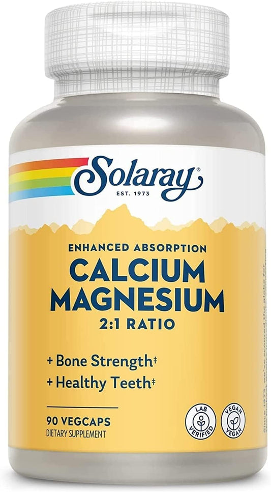 solaray-vegan-calcium-magnesium-vegcaps---21-ratio-for-bone-strength---enhanced-absorption---supports-healthy-teeth---180-count-1
