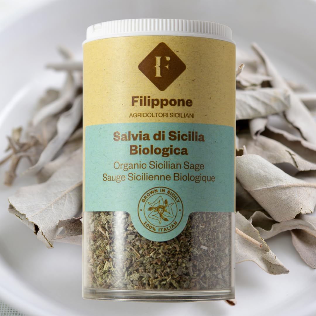 organic-sicilian-sage-flakes-in-shaker-20g-070-oz---usda-certified-dried-sage-herb-from-sicilys-mountains---filippone-sage-spice-3