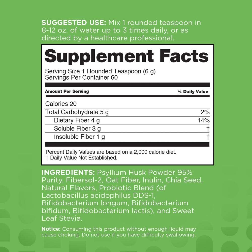 nbpure-fiber-powder-blend-with-prebiotic-insoluble-soluble-fiber-probiotics---digestive-health-cholesterol-weight-support---coconut-lime-flavor---men-women-kids---daily-use-5