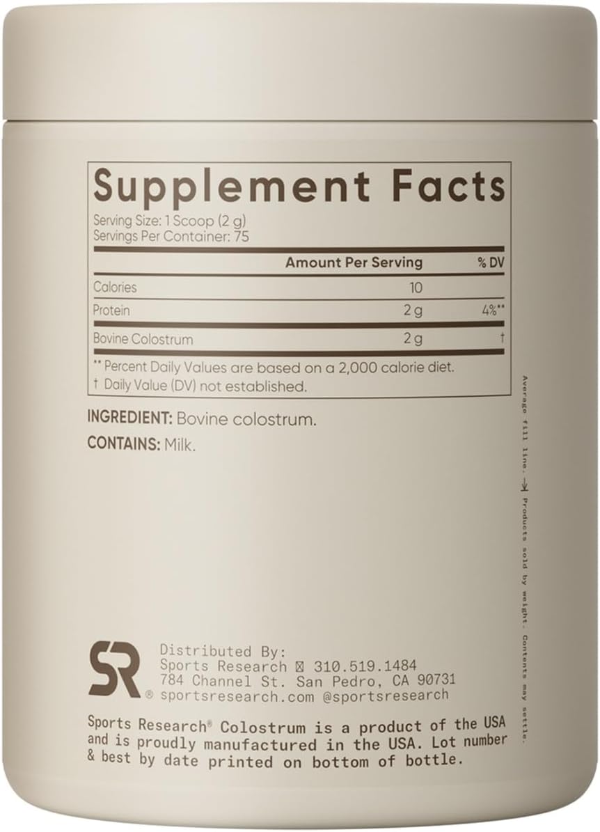 sports-research-colostrum-powder---non-gmo-gluten-free-formula-for-workout-performance-immunity-gut-health---75-servings-unflavored-2