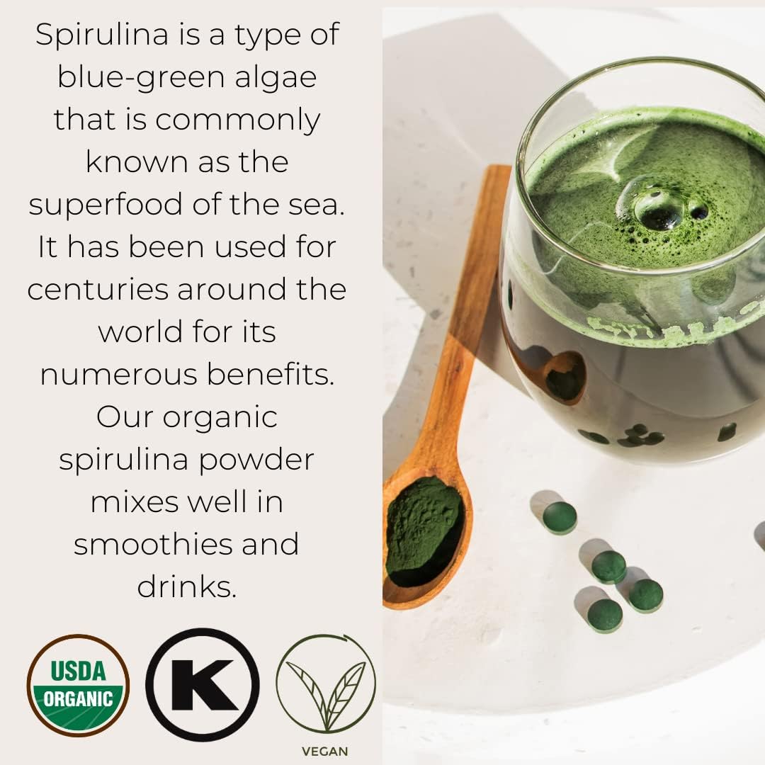 Organic Spirulina Powder - 4 Ounces by Starwest Botanicals - Espot.com.au