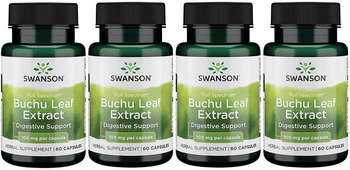 buchu-leaf-extract-capsules---41-concentration---herbal-supplement-60-capsules-100mg---pack-of-4-1