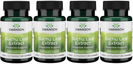 buchu-leaf-extract-capsules---41-concentration---herbal-supplement-60-capsules-100mg---pack-of-4-1