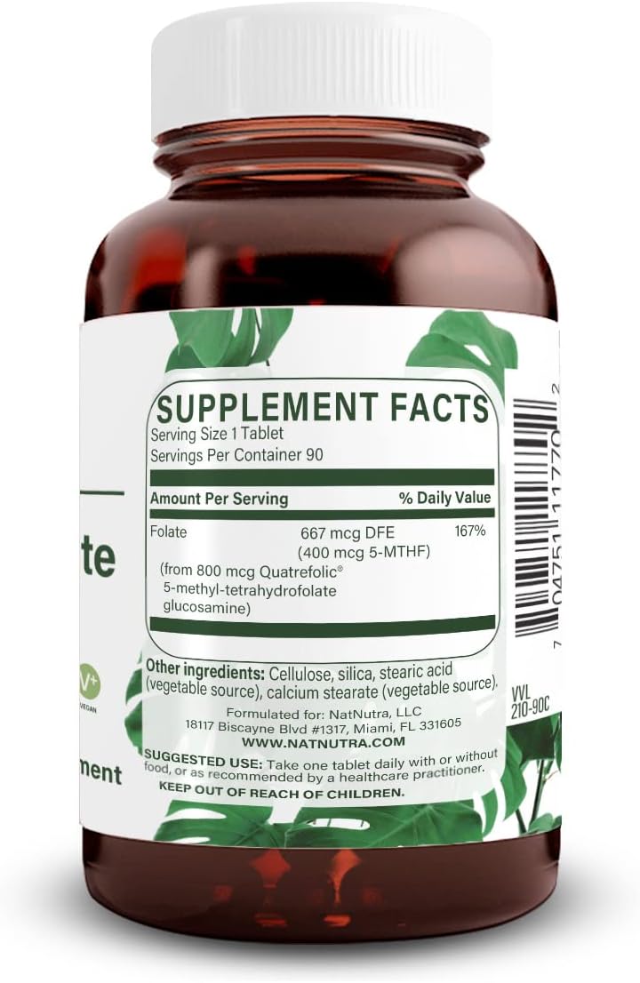 organic-methyl-folate-supplement-with-quatre-folic-for-heart-body-brain-health---90-vegan-tablets-2-pack---b9-for-positive-vibes-energy-boost-2