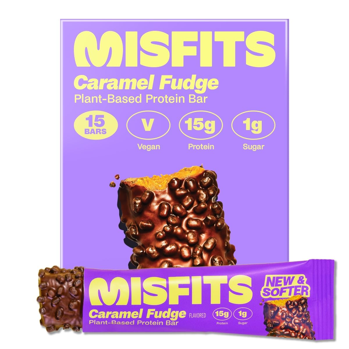 plant-based-misfits-caramel-fudge-protein-bars---new-recipe-with-high-fiber-low-sugar-carbs-vegan-snacks-pack-of-15-3