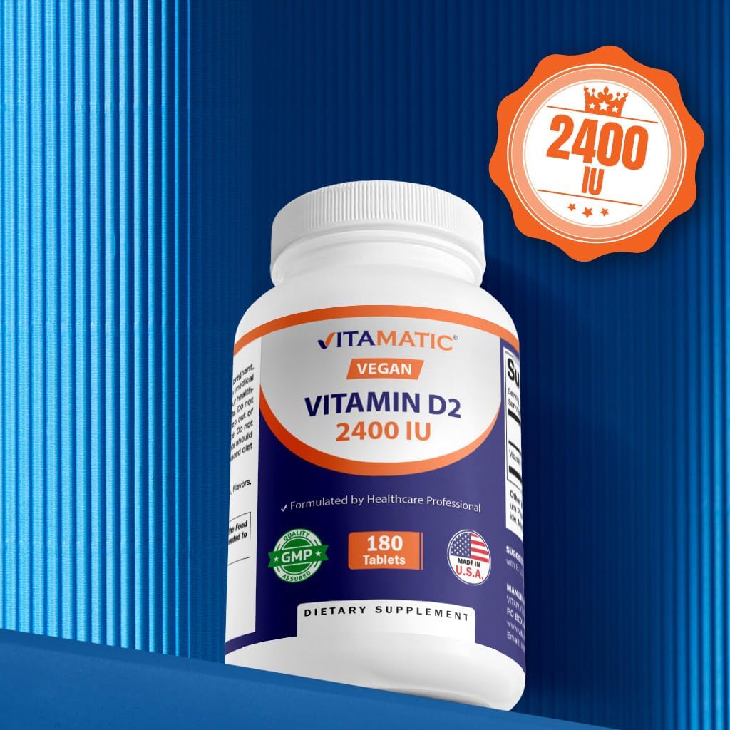 vitamatic-vitamin-d2-60-mcg-2400-iu-ergocalciferol-vegetarian-tablets-180-count-pack-of-1-5