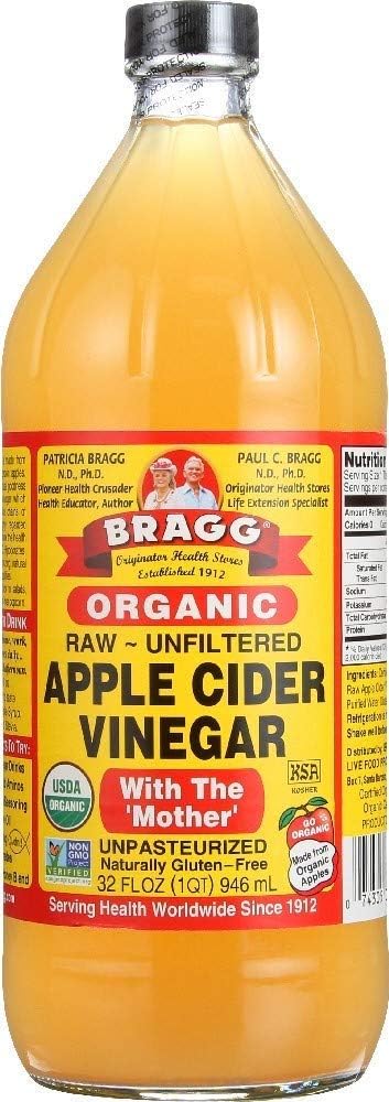 Organic Health Saver Bundle: Bragg Liquid Aminos 32 oz + Apple Cider Vinegar 32 oz + Bonus Measuring Spoon - Espot.com.au