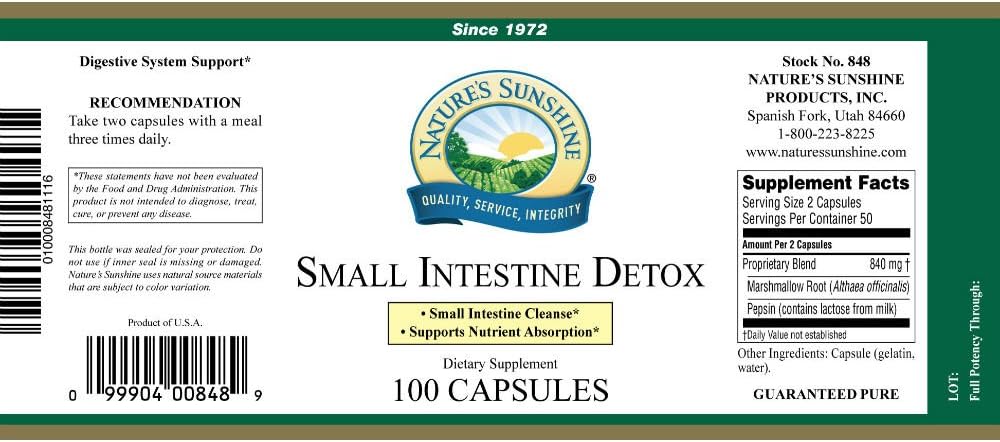 100-count-natures-sunshine-small-intestine-detox-capsules---natural-formula-for-digestive-tissue-relief-and-protein-breakdown-2