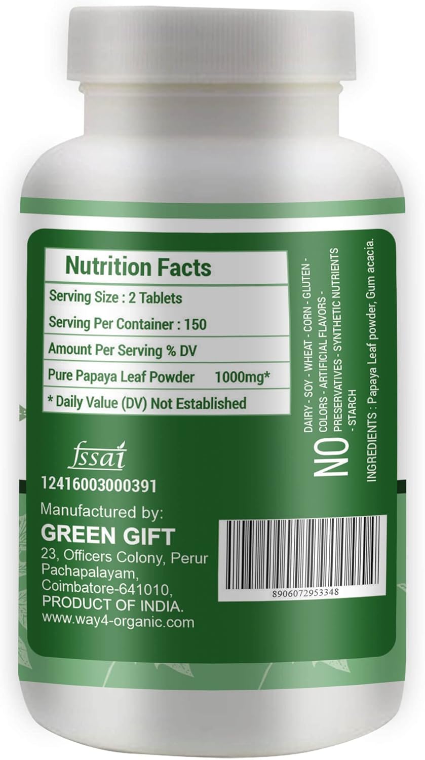 organic-papaya-leaf-extract-capsules---300-pills-1000mg-boosts-platelet-immunity-digestion-2-pack-4
