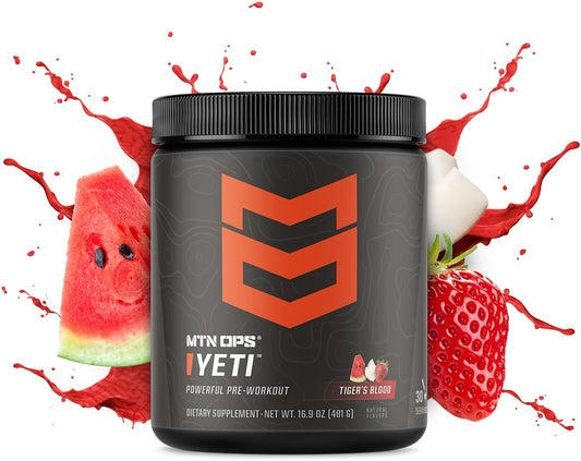 mtn-ops-yeti-pre-workout-powder-energy-drink---tigers-blood-flavor-30-servings-200mg-caffeine-creatine-bcaas-beta-alanine-1
