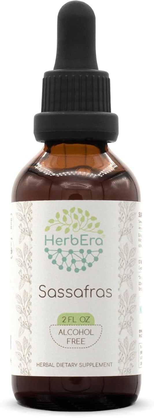 herbera-sassafras-b60-alcohol-free-herbal-extract-tincture---concentrated-liquid-drops-with-natural-sassafras-dried-root-bark---2-fl-oz-1