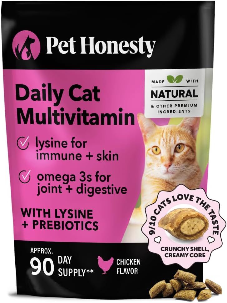 cat-multivitamin-chews-for-health-and-immune-support---omega-3s-lysine-probiotic-and-vitamins-for-cats---chicken-flavor---90-chews-1
