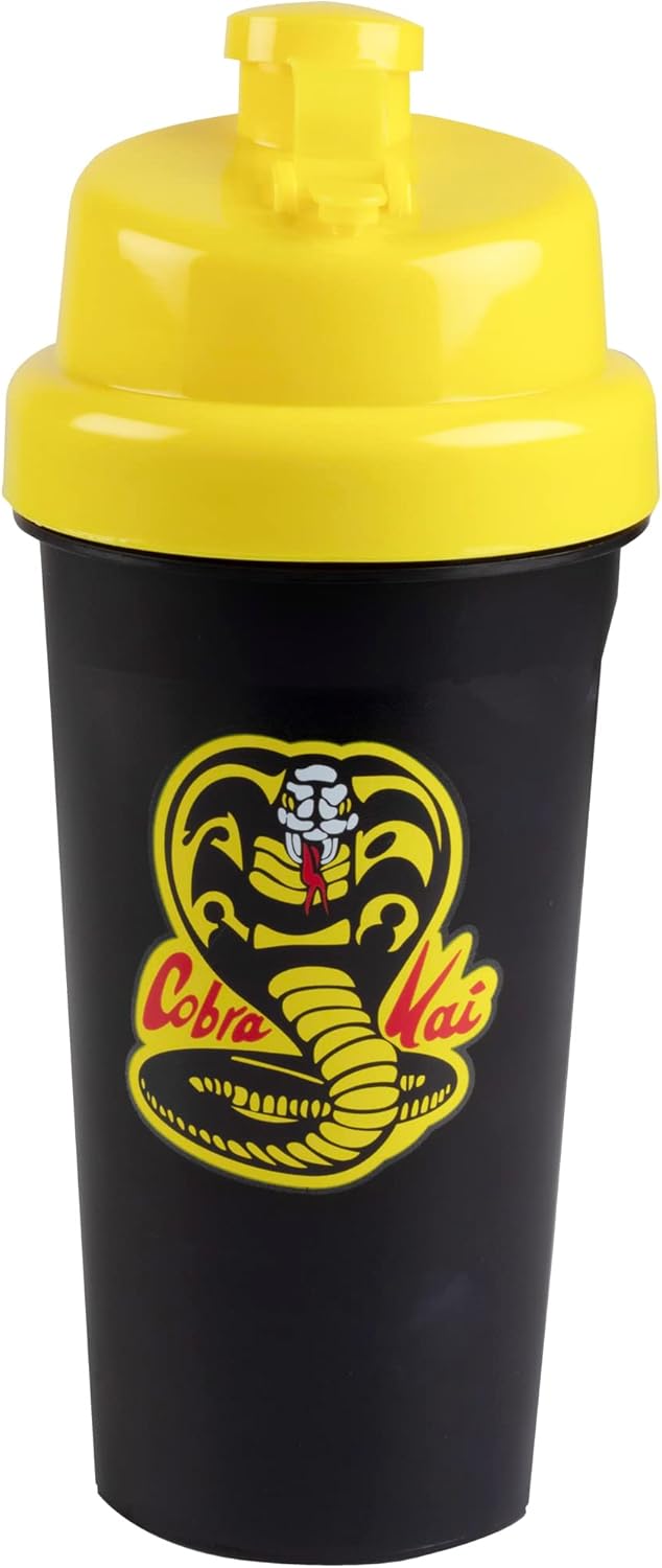 officially-licensed-cobra-kai-season-6-shaker-bottle---25oz-blender-mixer-ball-for-protein-powder-sports-drinks-shakes-smoothies---karate-kid-valentines-day-gift---kids-teens-adults-2