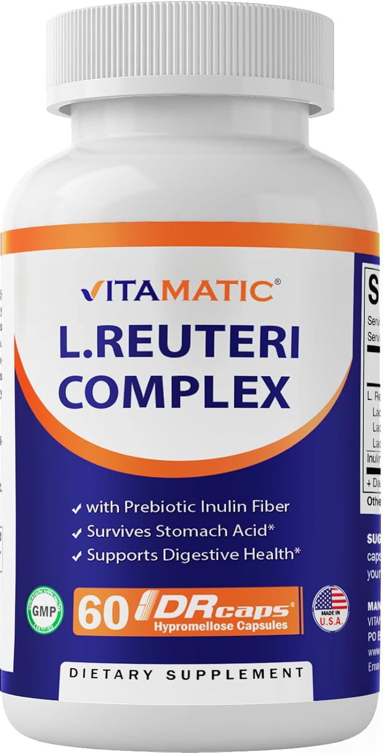 vitamatic-lactobacillus-reuteri-complex-capsules-with-22-billion-cfu---60-count---digestive-support-supplement-with-prebiotic-inulin-fiber-1