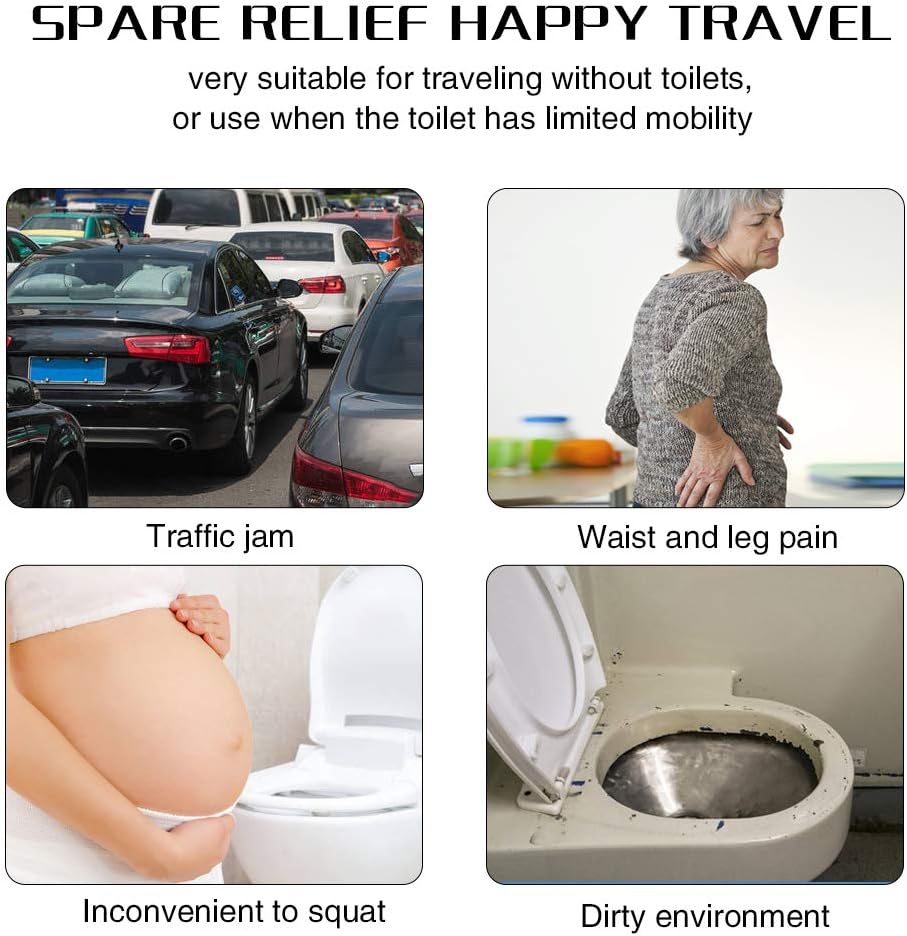 Portable Female Urinal with Silicone Funnel for Standing, Reusable and Travel-Friendly - Ideal for Outdoor Activities and Camping - Espot.com.au