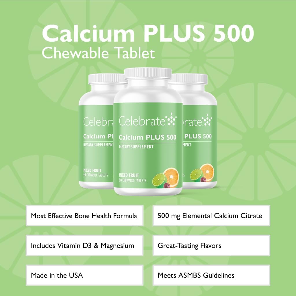 bariatric-supplements-celebrate-vitamins-calcium-plus---500mg-calcium-citrate-333-iu-vitamin-d3-34mg-magnesium---post-surgery-support---berry-flavor-270-chewable-tablets-2