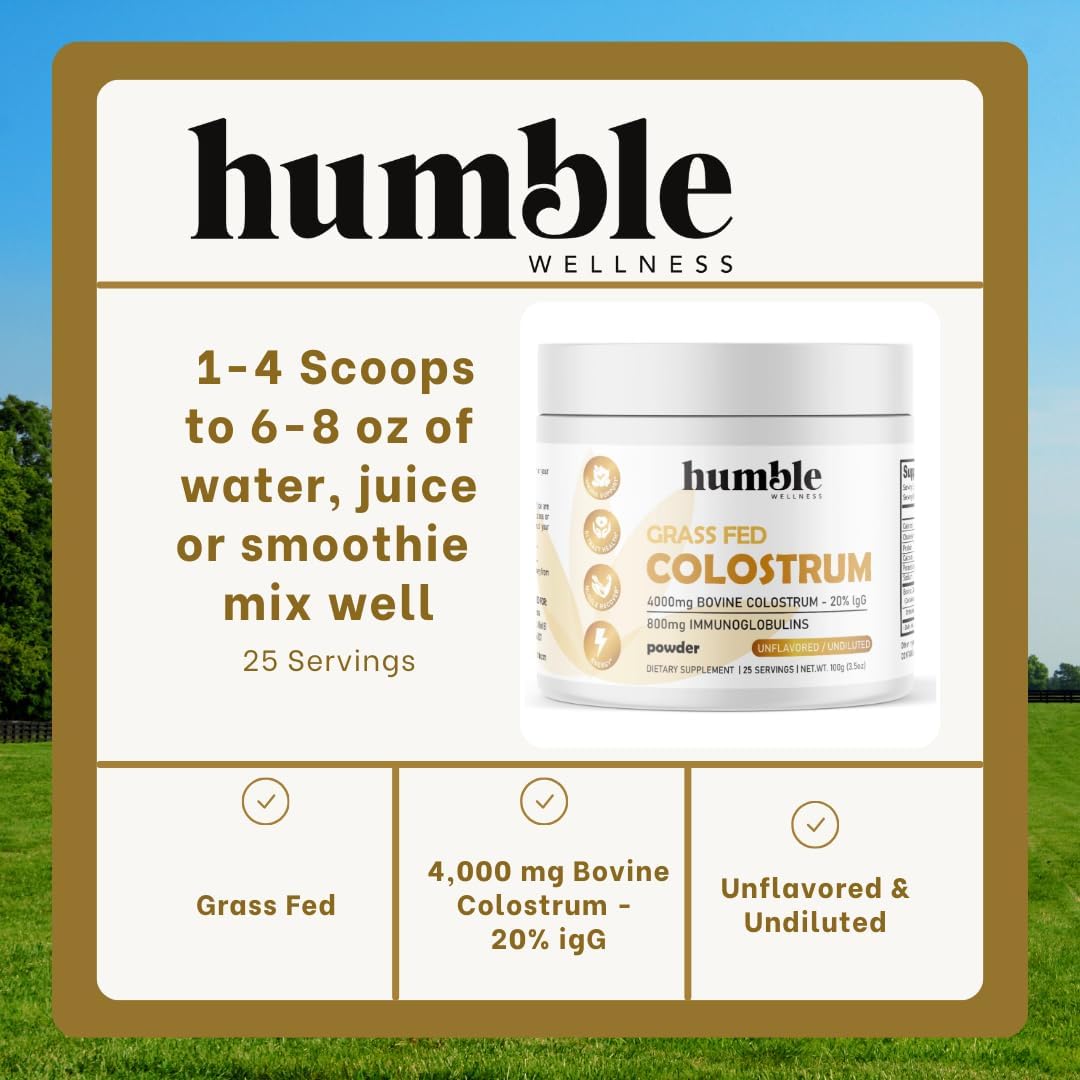 premium-grass-fed-colostrum-powder---high-igg-content-800mg-immunoglobulins-unflavored---25-servings-35-oz---humble-wellness-7