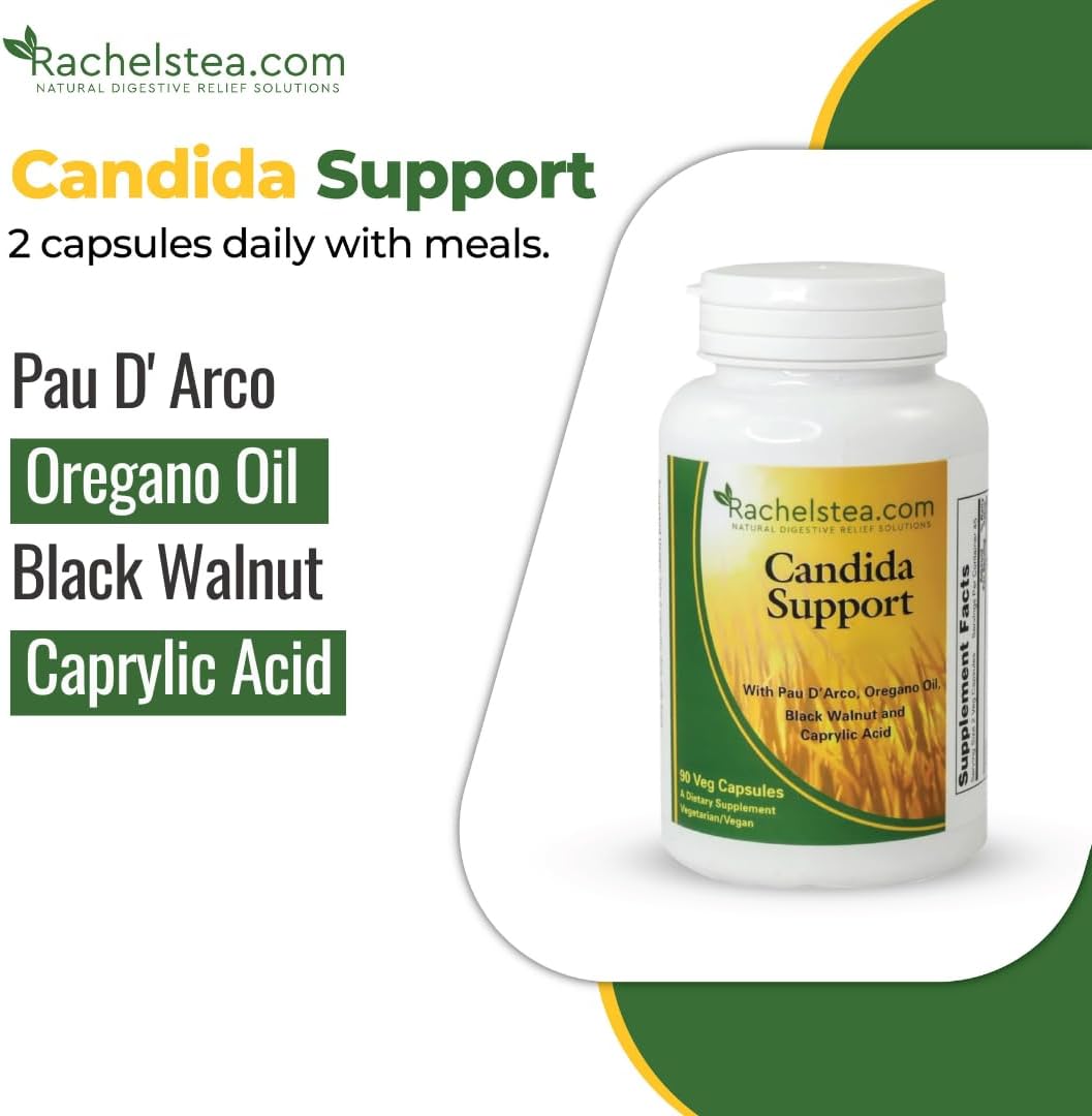 candida-support-supplement-with-pau-darco-oregano-oil-black-walnut-caprylic-acid---90-veg-capsules-vegetarianvegan-formula-for-intestinal-flora-7