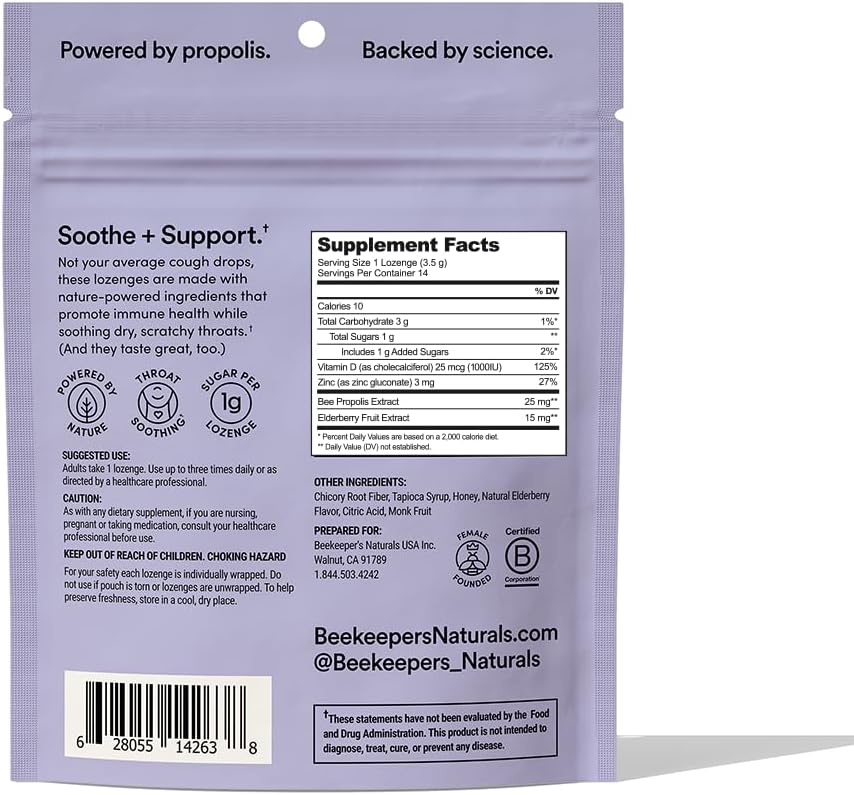 natural-beekeepers-elderberry-cough-drops-for-immune-support---honey-vitamin-d-zinc-propolis-throat-lozenges---14-ct-2