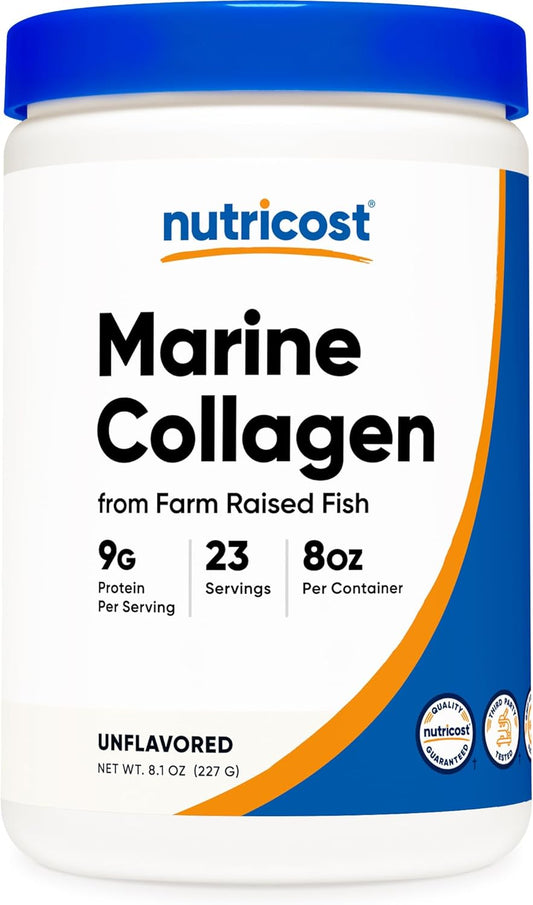 nutricost-marine-collagen-powder---sustainably-sourced-fish-8-oz-23-servings-9g-protein-per-serving-non-gmo-gmp-compliant-1