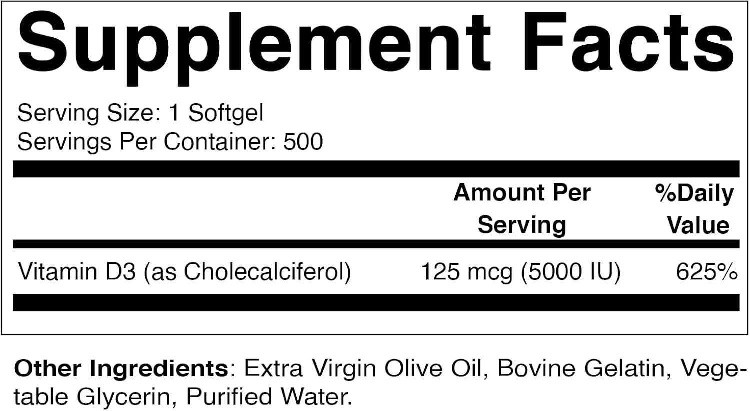500-softgels-of-vitamatic-vitamin-d3-5000-iu-125-mcg-for-healthy-muscles-immune-system---non-gmo-gluten-free---olive-oil-based---cold-pressed-mini-softgels---500-days-supply-2