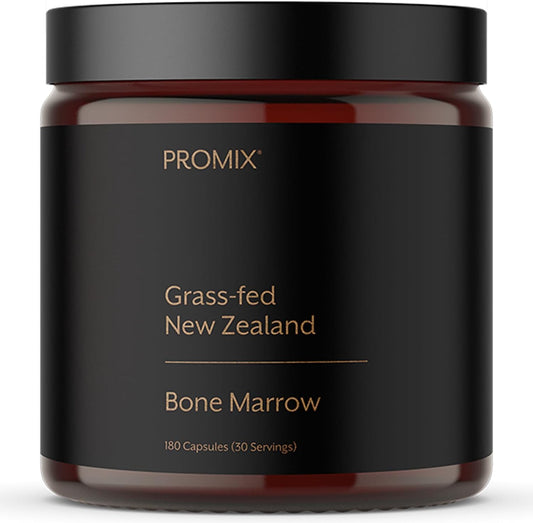 grass-fed-beef-bone-marrow-supplement-with-collagen-vitamins-minerals---180-gelatin-capsules---raw-freeze-dried---promix-nutrition-1