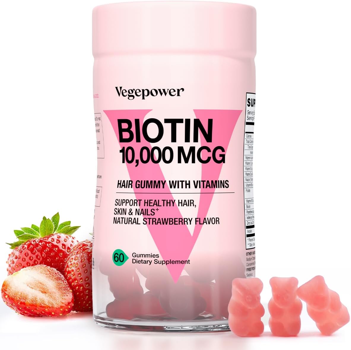 vegan-hair-growth-gummies-with-biotin-10000mcg-for-healthy-hair-skin-nails---non-gmo-supplement-for-women-and-men---strawberry-flavor---60-bears-1