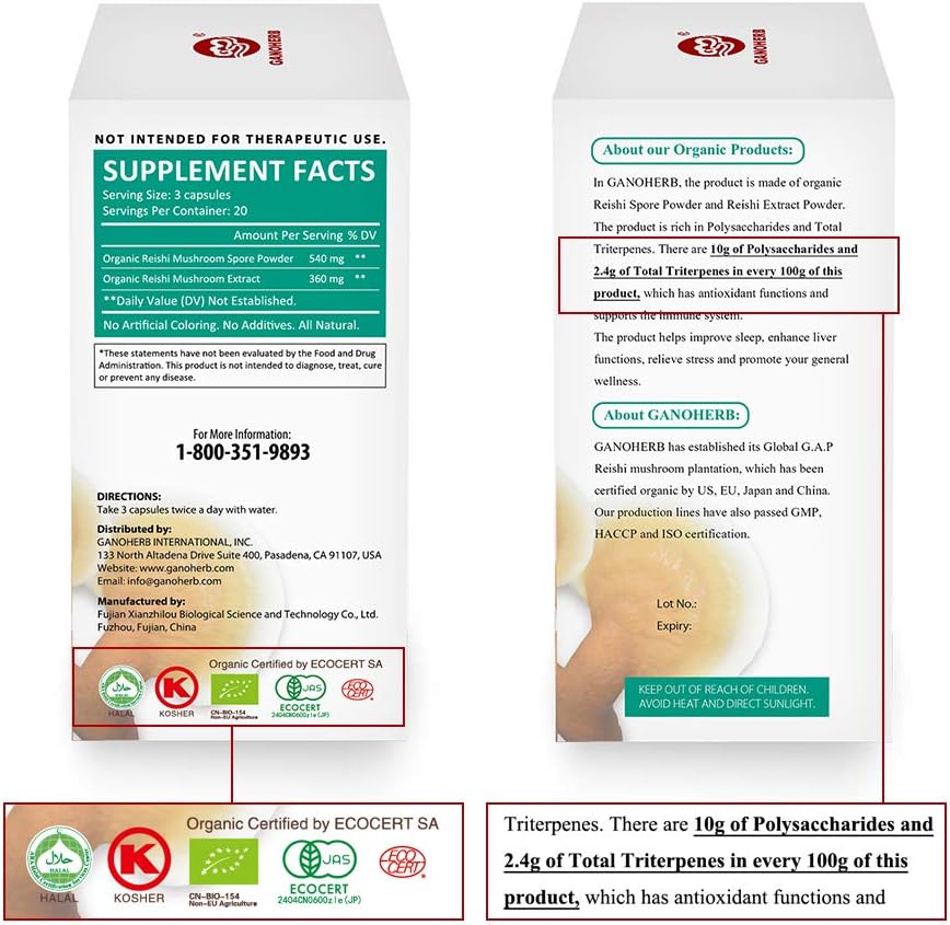 organic-reishi-mushroom-spore-plus-capsules---100-ganoderma-lucidum-spore-powder-extract---vegan-gluten-free---60-veggie-capsules-5