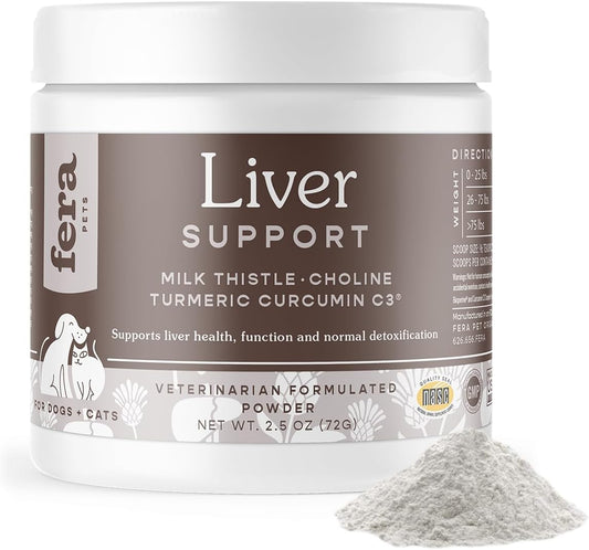 pet-liver-support-supplement-for-dogs-cats---vet-formulated-liver-detox-support---milk-thistle-zinc-choline-more---60-scoops-1