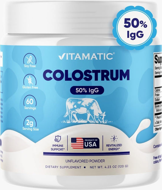 high-igg-bovine-colostrum-powder-for-gut-health-hair-growth-beauty-immune-support---unflavored-supplement-with-60-servings---easy-to-mix-formula-for-muscle-recovery-1