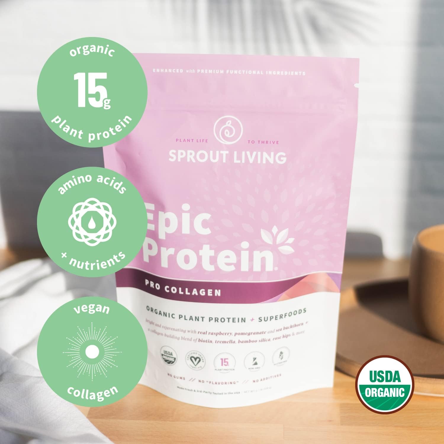 organic-plant-based-protein-powder-with-superfoods---berry-flavor-15g-protein-vegan-non-gmo-gluten-free---07lb-12-servings-5