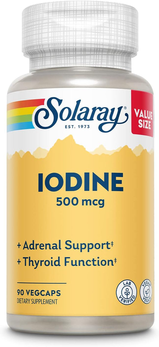 solaray-iodine-500-mcg-supplement-for-adrenal-thyroid-support-energy-metabolism-focus---potassium-iodide-vegan-90-vegcaps---90-servings---60-day-guarantee-1