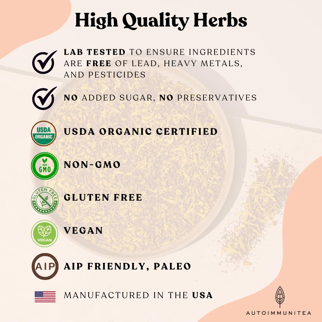 organic-turmeric-ginger-tea---autoimmune-protocol-aip-whole-30-paleo-friendly-golden-tonic-herbal-blend---ayurvedic-rooibos-herbs---100-organic-gluten-free-4