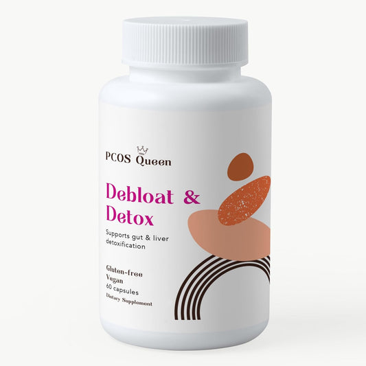 pcos-queen-gut-liver-detox-supplement---vegan-formula-with-milk-thistle-dandelion-for-women---supports-liver-detox-digestion-bloating---1-bottle-1