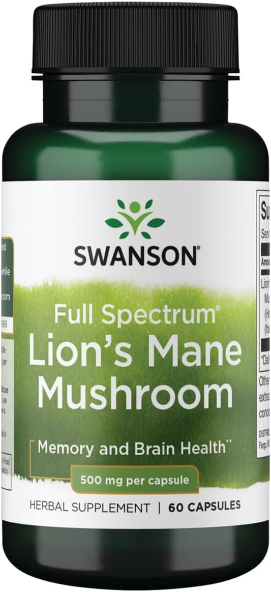 500-mg-lions-mane-mushroom-capsules---60-capsules---cognitive-function-support-supplement-by-swanson-1