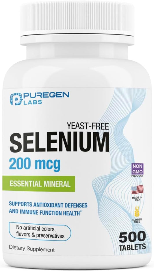 puregen-labs-selenium-200-mcg-vegetarian-tablets---immune-antioxidant-support-non-gmo-gluten-free-essential-mineral-for-overall-health-1