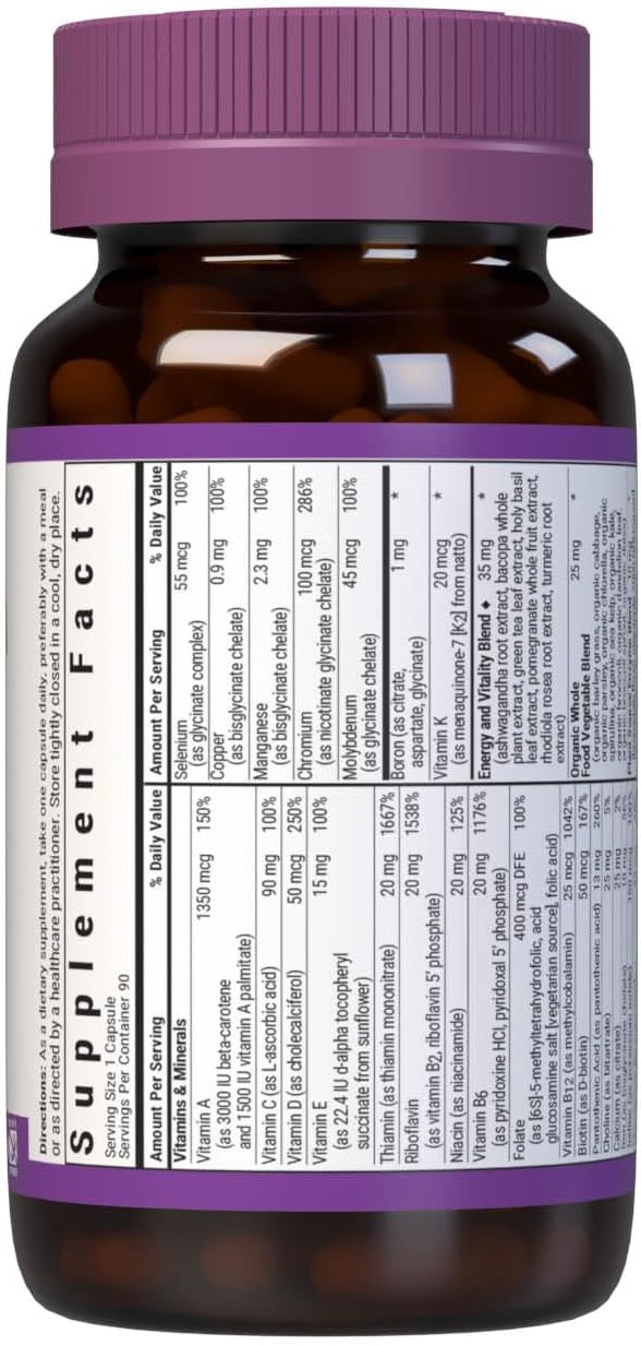 bluebonnet-nutrition-maxi-one-whole-food-multiple-with-iron---enzymes-for-energy-vitality---gluten-free-kosher-dairy-free---vegetarian-friendly---non-gmo-90-vegetable-capsules---3-month-supply-2